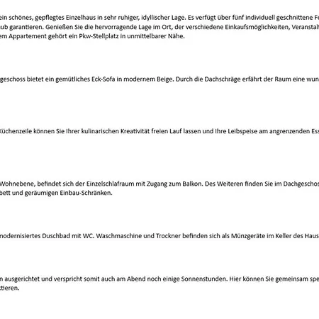 Apartment Im Grund 25, App 5 *